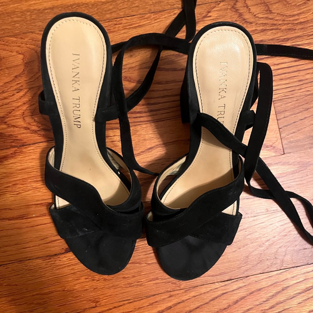 Ivanka Trump Black Women's Strappy heels